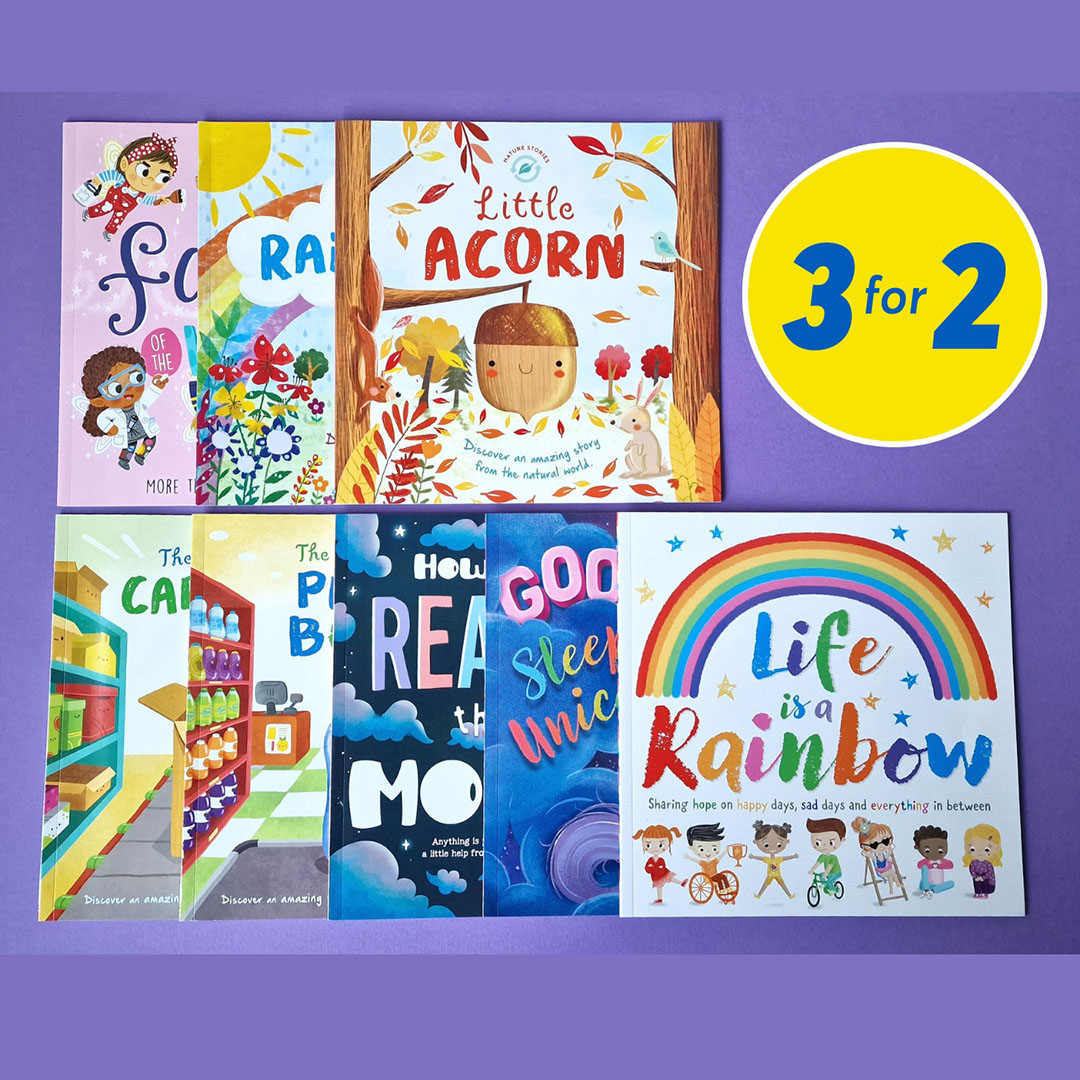 3 for 2 on Card Factory children's books 