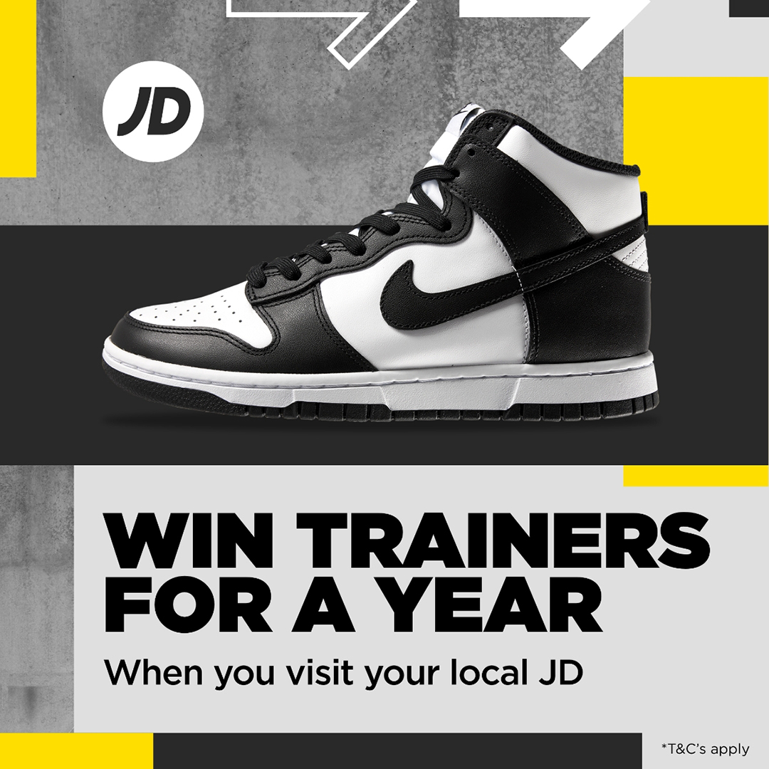 Win trainers for a whole year with JD