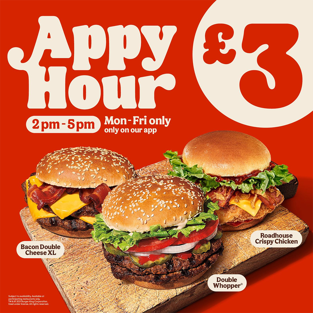 Burger King Appy Hour