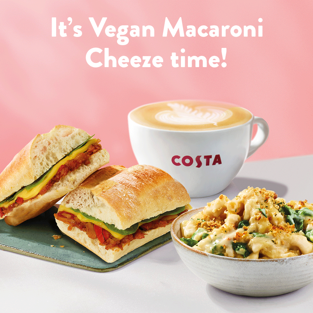 Lunch is plant based at Costa