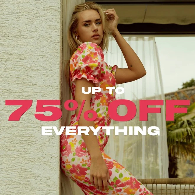 Bargains are 75% off at the Select Sale 
