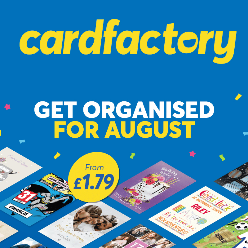Stay organised with the Card Factory