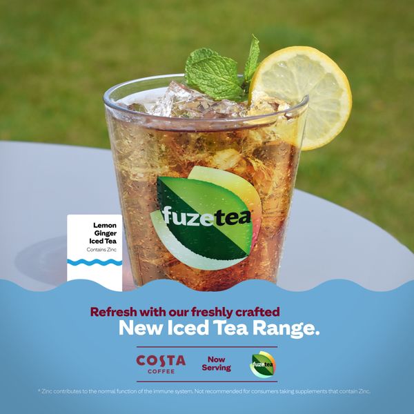 Cool down with iced tea at Costa